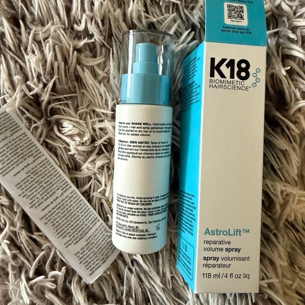 AstroLift Reparative Volume Spray - White and Blue